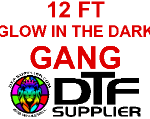 22"X12' GLOW IN THE DARK GANG SHEET