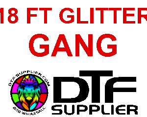 22"X18' GLITTER GANG SHEET