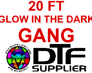 22"X20' GLOW IN THE DARK GANG SHEET