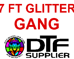 22"X7' GLITTER GANG SHEET