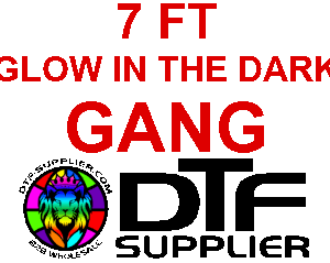 22"X7' GLOW IN THE DARK GANG SHEET