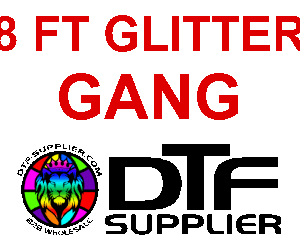 22"X8' GLITTER GANG SHEET