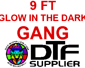 22"X9' GLOW IN THE DARK GANG SHEET